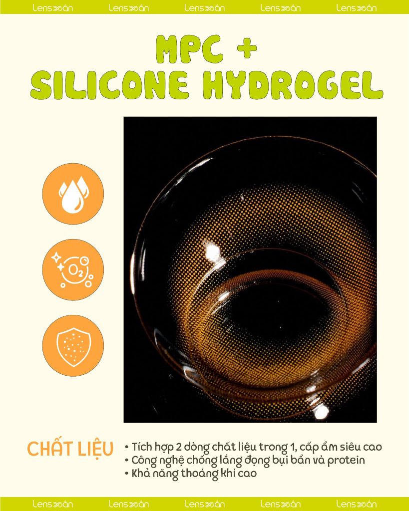 Glee Brown Olola màu nâu mật ong tự nhiên