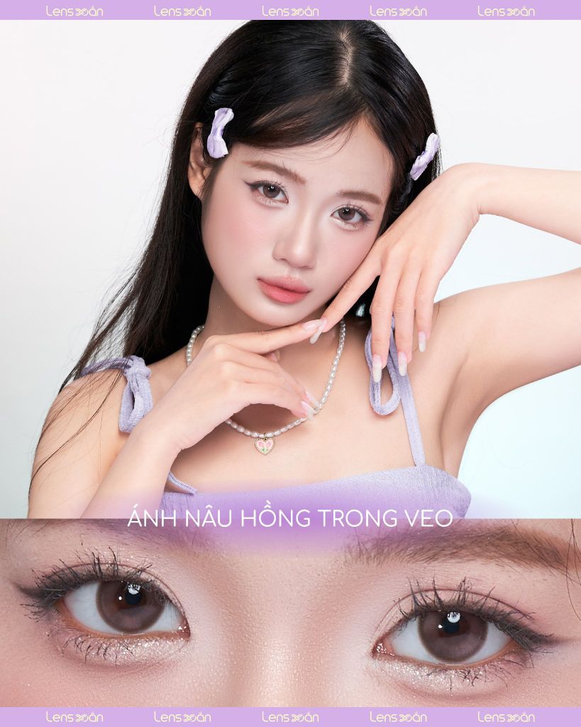 COCO MIO ROZE BROWN – Tỏa sáng tự nhiên với tone nâu hồng từ Lens Xoắn