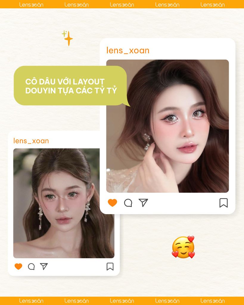 Layout makeup cô dâu hot trend 2025 – gợi ý từ Lens Xoắn