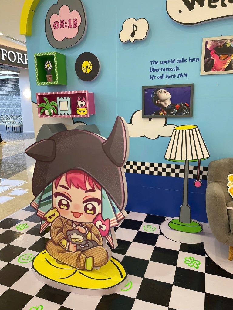 check-in booth cho fan G-Dragon concert 2025 tại Vincom Ocean Park 2