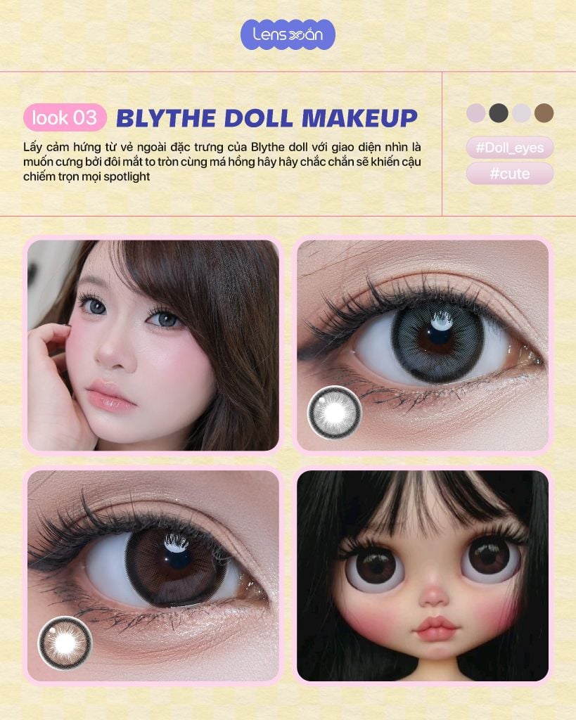trend makeup 2026 bambi inspired makeup shoujo girl makeup blythe doll makeup extra glowy makeup lens phu hop lens han quoc dep