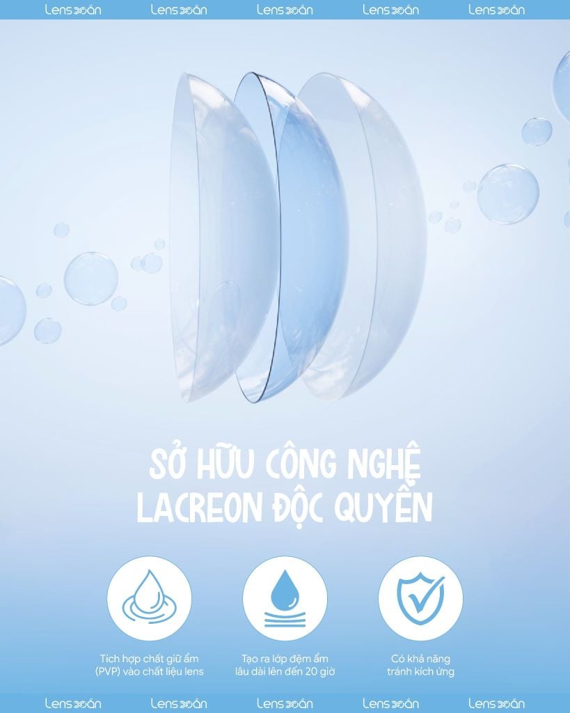 Keonho CORTIS sử dụng lens 1 ngày trong suốt y tế Acuvue Moist chính hãng