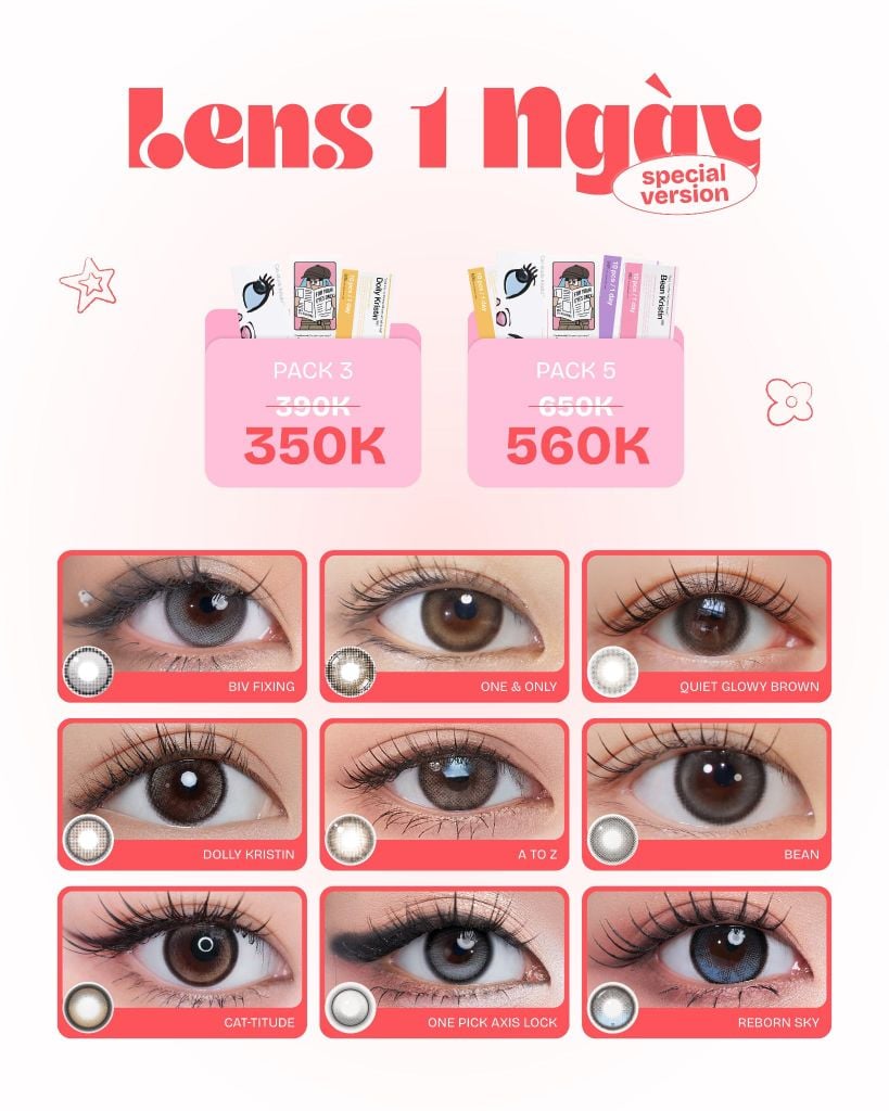 Deal mừng năm mới giảm giá lens tại Lens Xoắn