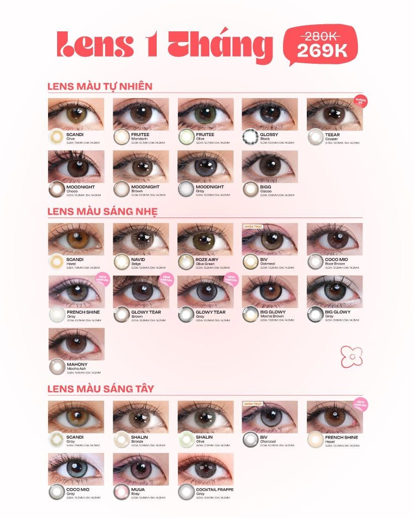 Deal mừng năm mới giảm giá lens tại Lens Xoắn