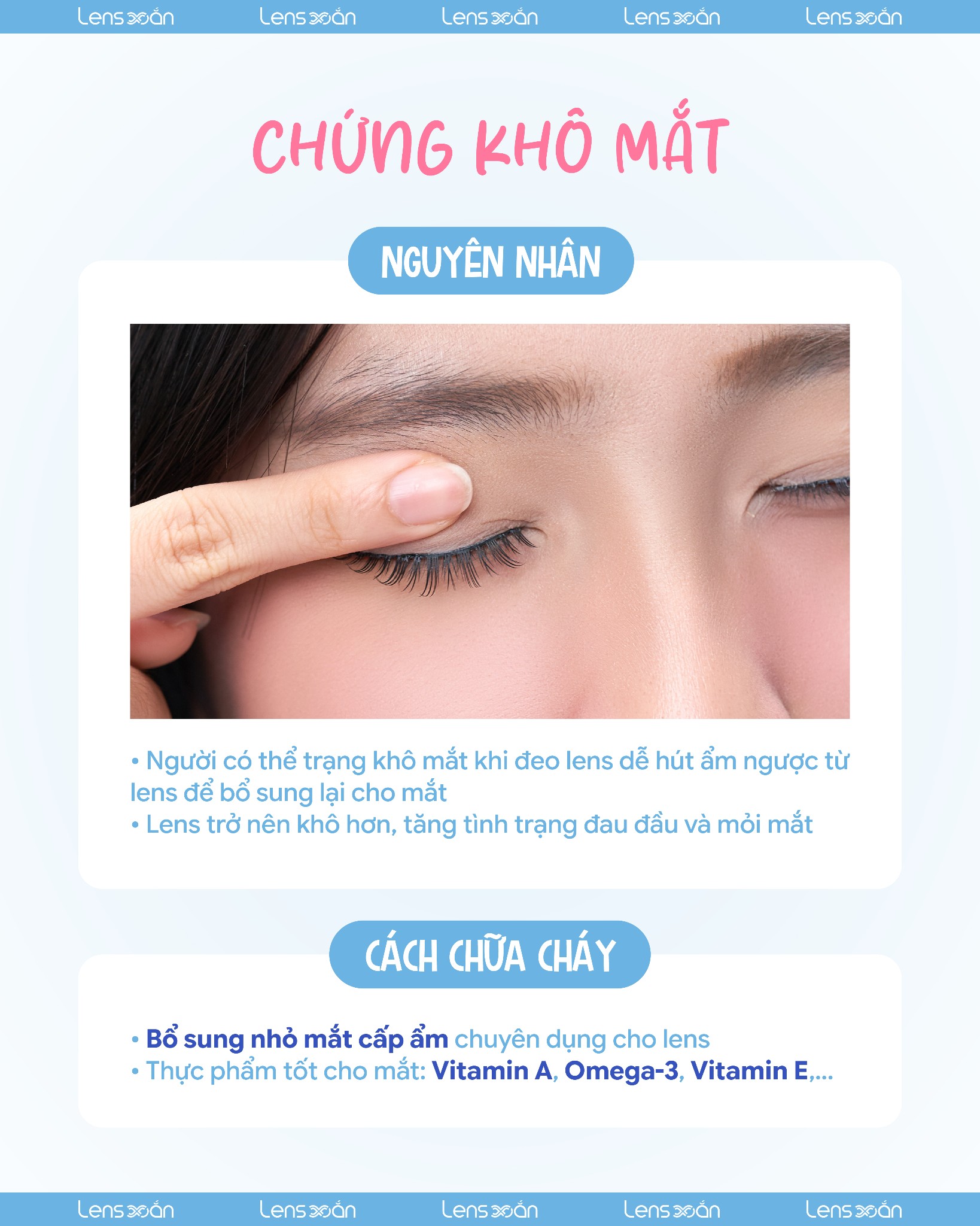 Đeo lens bị nhức đầu do sai độ cận và đeo quá thời gian khuyến cáo