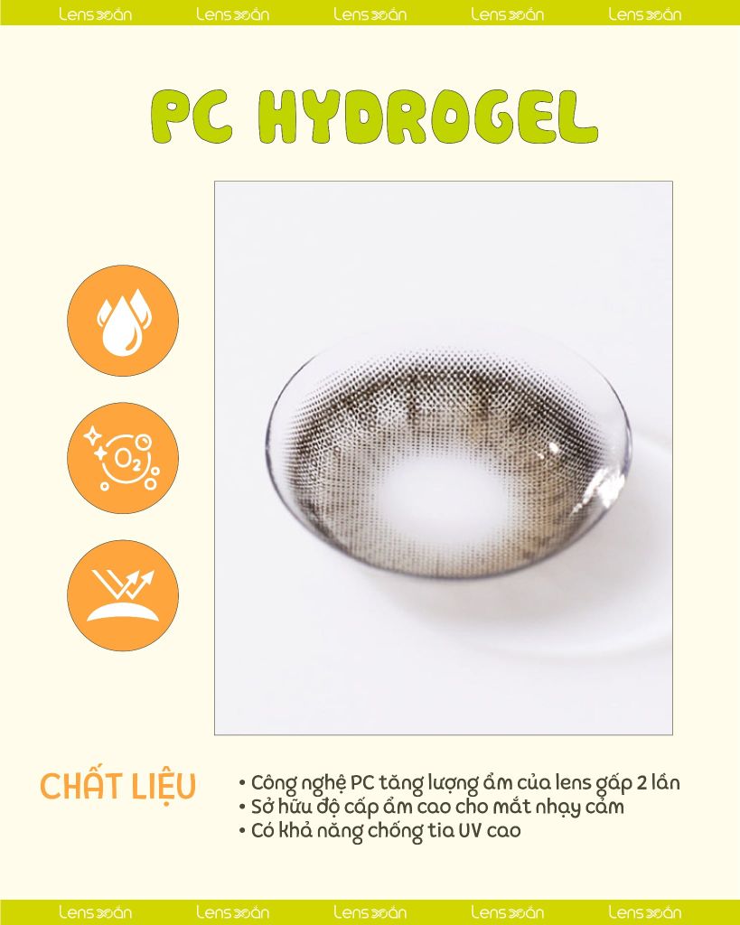 One & Only Big Plus Brown Hapa Kristin lens nâu gỗ trầm