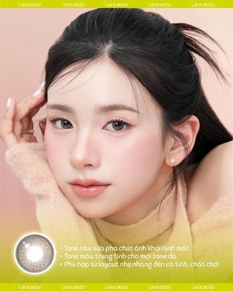 Tone nâu sữa ánh khói – Nịnh da, hợp mọi phong cách