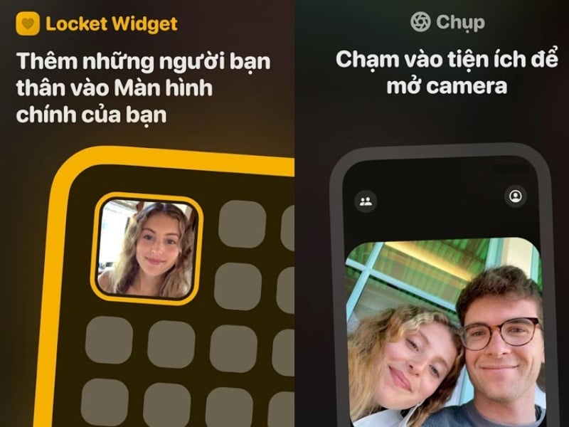 Gửi ảnh nhanh lên widget bạn bè với Locket