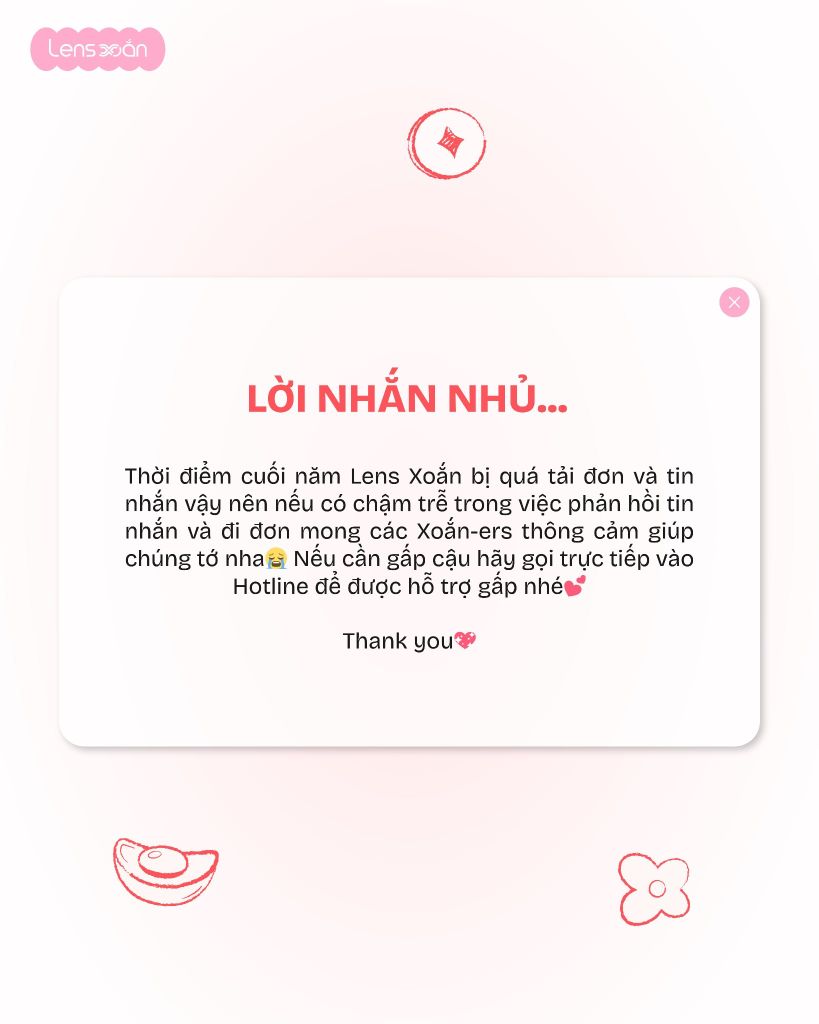Lưu ý đeo lens trước Tết để đầu năm không bị xu