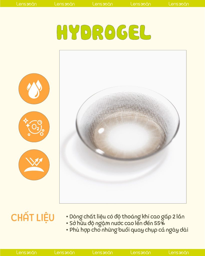 Quiet Kristin Glow Brown Hapa Kristin lens nâu cacao phủ bóng glowy tự nhiên