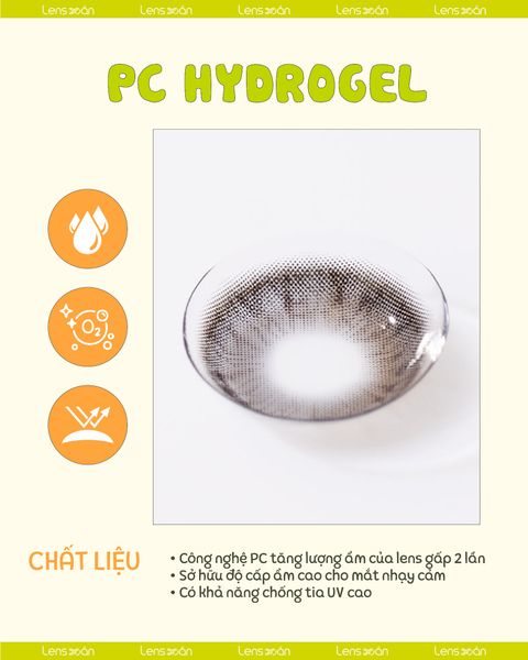 Chất liệu PC Hydrogel siêu êm