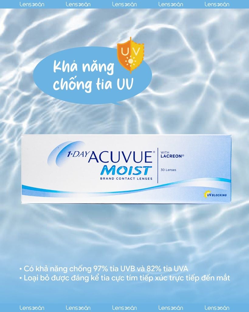 Keonho CORTIS sử dụng lens 1 ngày trong suốt y tế Acuvue Moist chính hãng