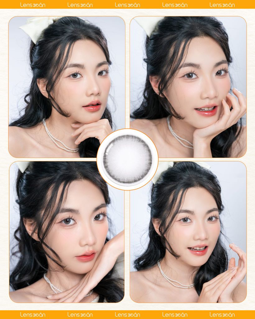 Nils Gray – Lens xám kim loại trendy từ OLENS | Lens Xoắn