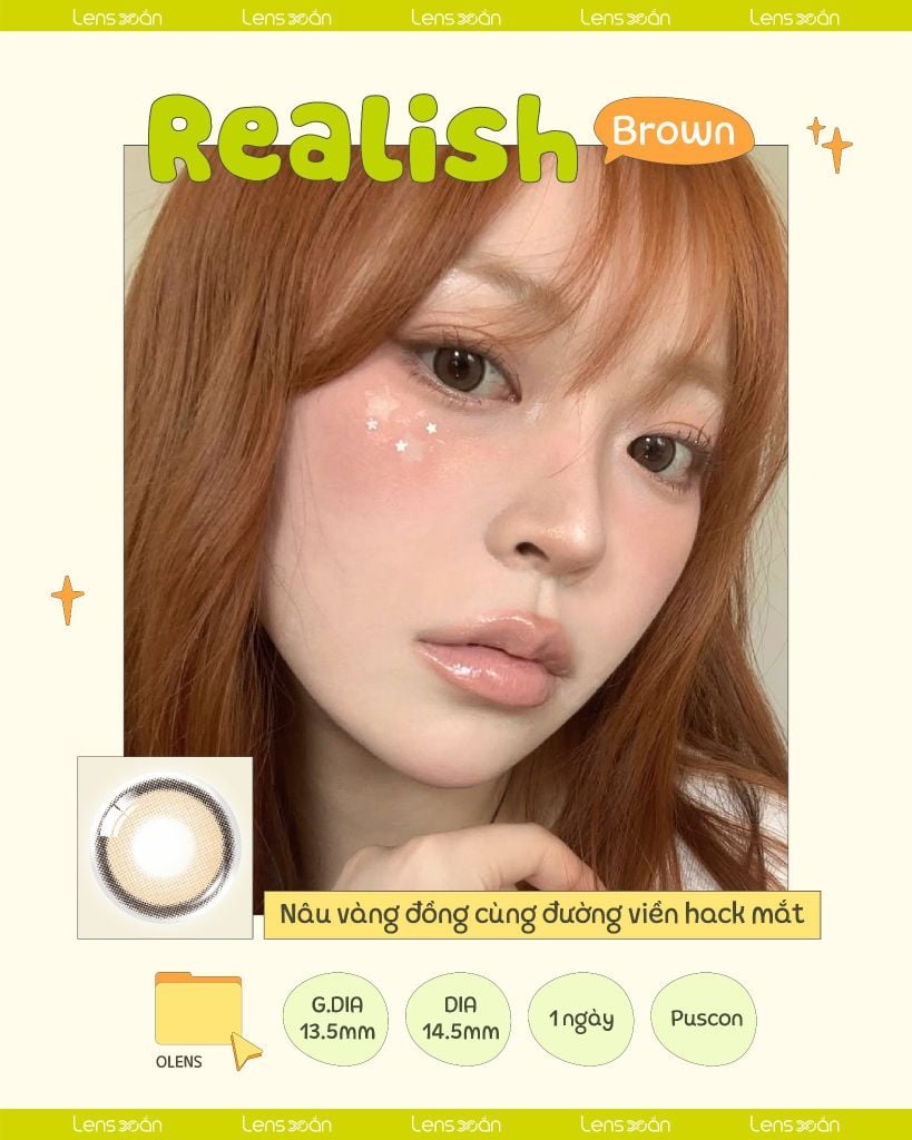 Lens giãn tròng 14.5mm – Kính áp tròng Hàn Quốc chính hãng tại Lens Xoắn