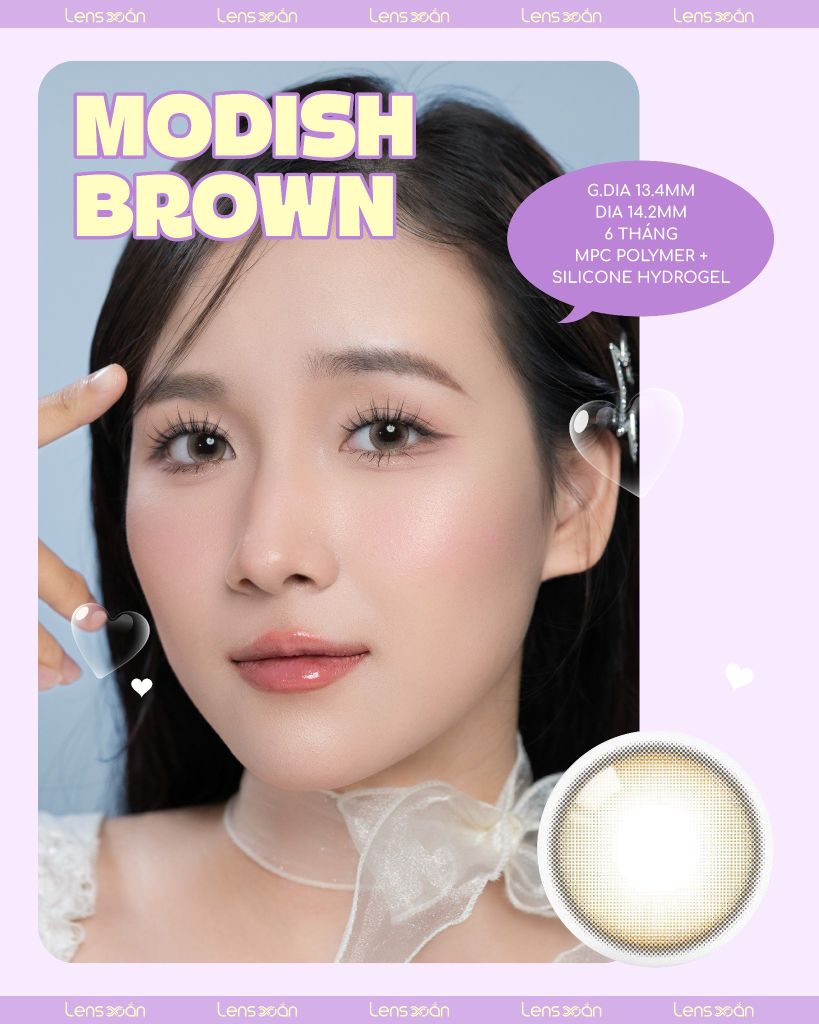 Lens Modish Brown cho cô dâu – Cổ điển và hiện đại