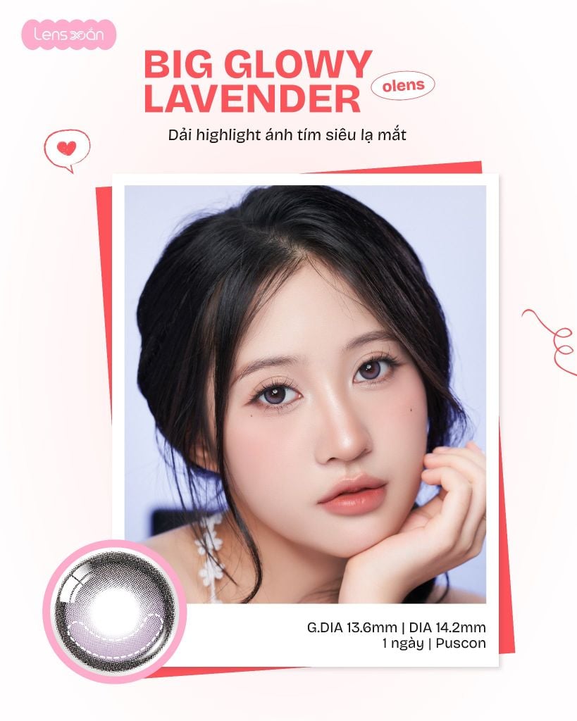 Big Glowy Lavender – Lens filter cho Year End Party tại Lens Xoắn