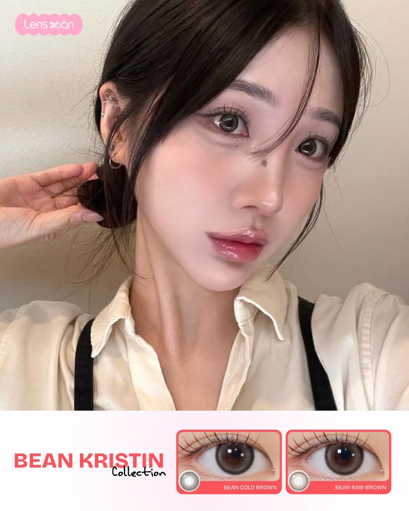 Hapa Kristin restock full độ cận lens 1 ngày đủ màu tại Lens Xoắn