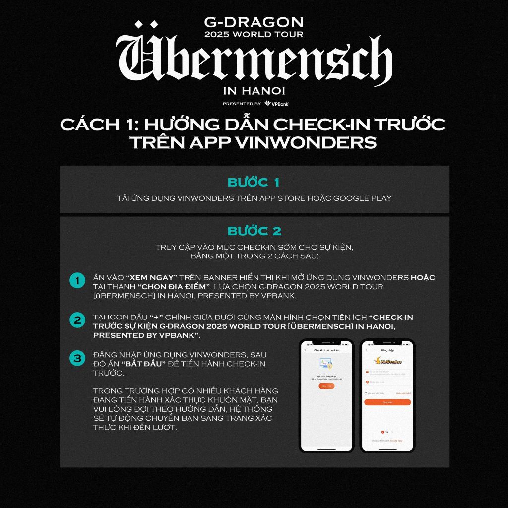 Bước 2: Truy cập check-in sớm trên app VinWonders