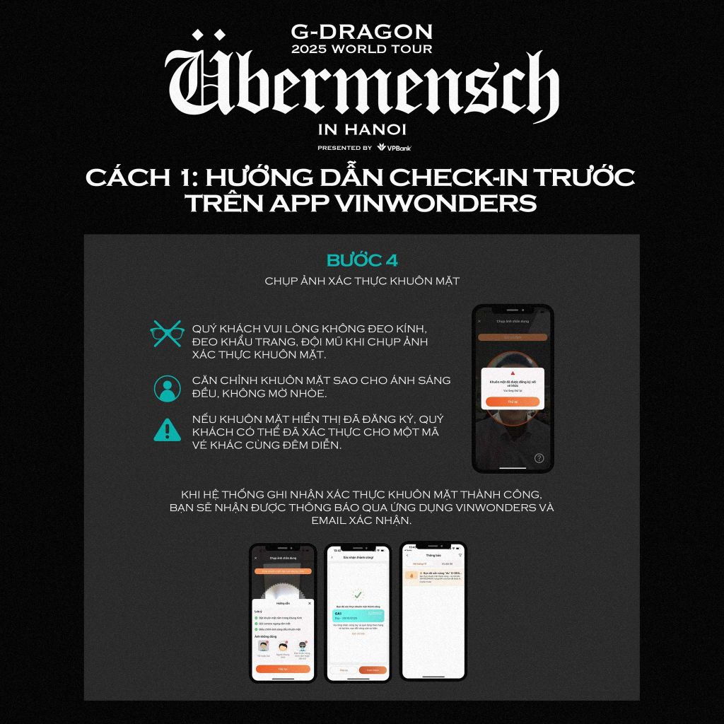 Bước 4: Chụp ảnh xác thực khuôn mặt – Face ID