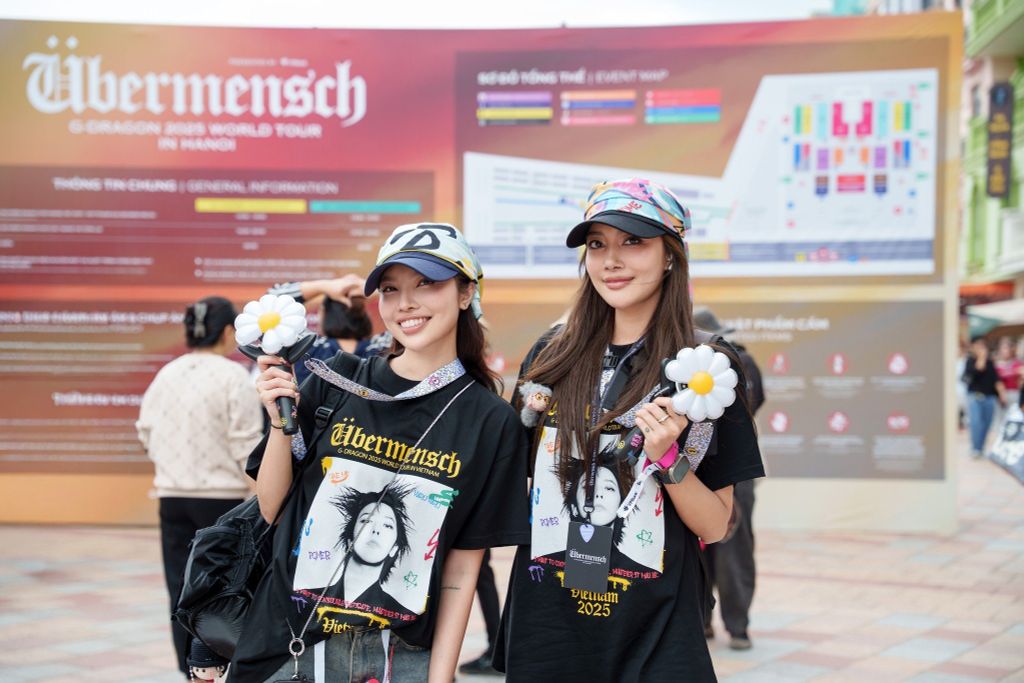 Outfit concert G-Dragon 2025 Hà Nội – Fan cháy hết mình tại Übermensch Hanoi