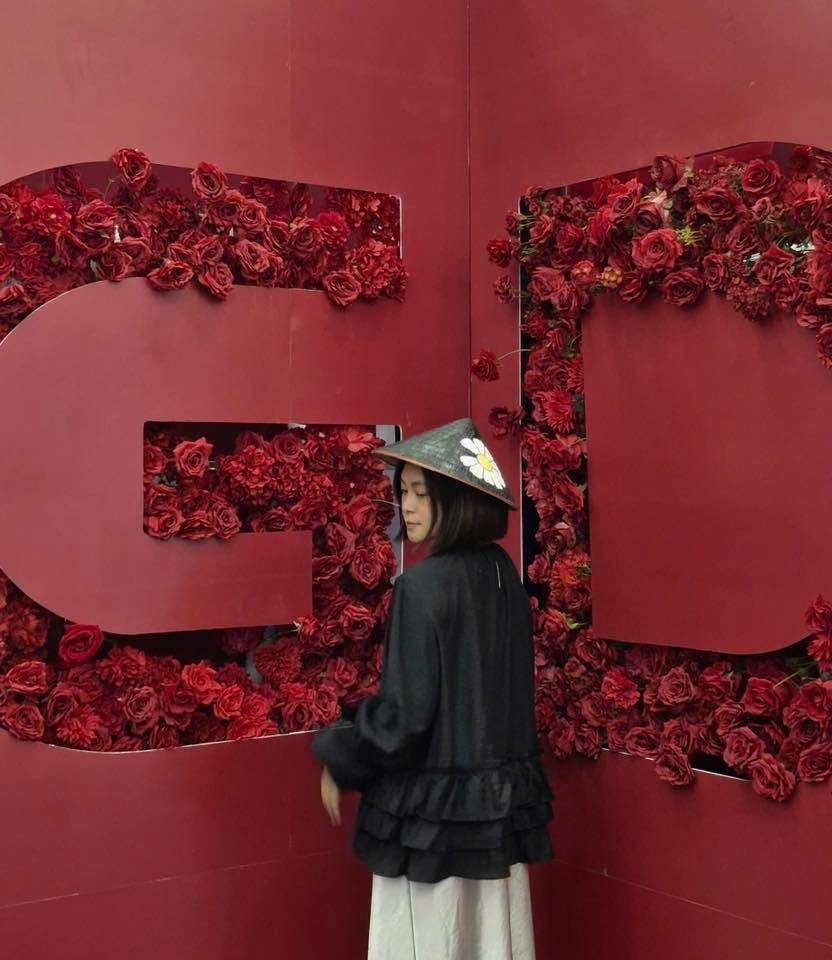 check-in booth cho fan G-Dragon concert 2025 tại Vincom Ocean Park 2