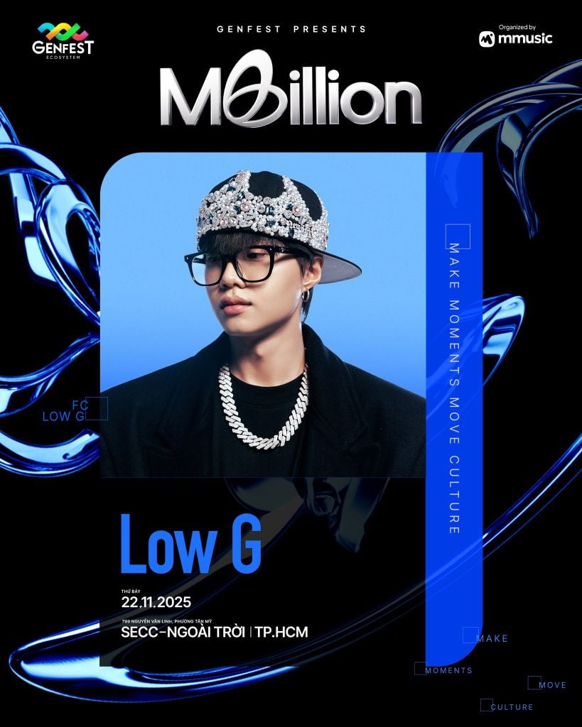 Low G tại GENfest MBILLION 2025 – Album L2K live performance