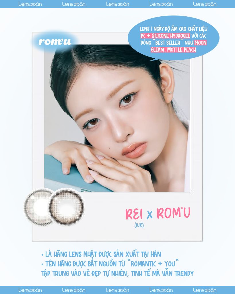 idol K-Pop đại sứ thương hiệu lens Hàn Quốc