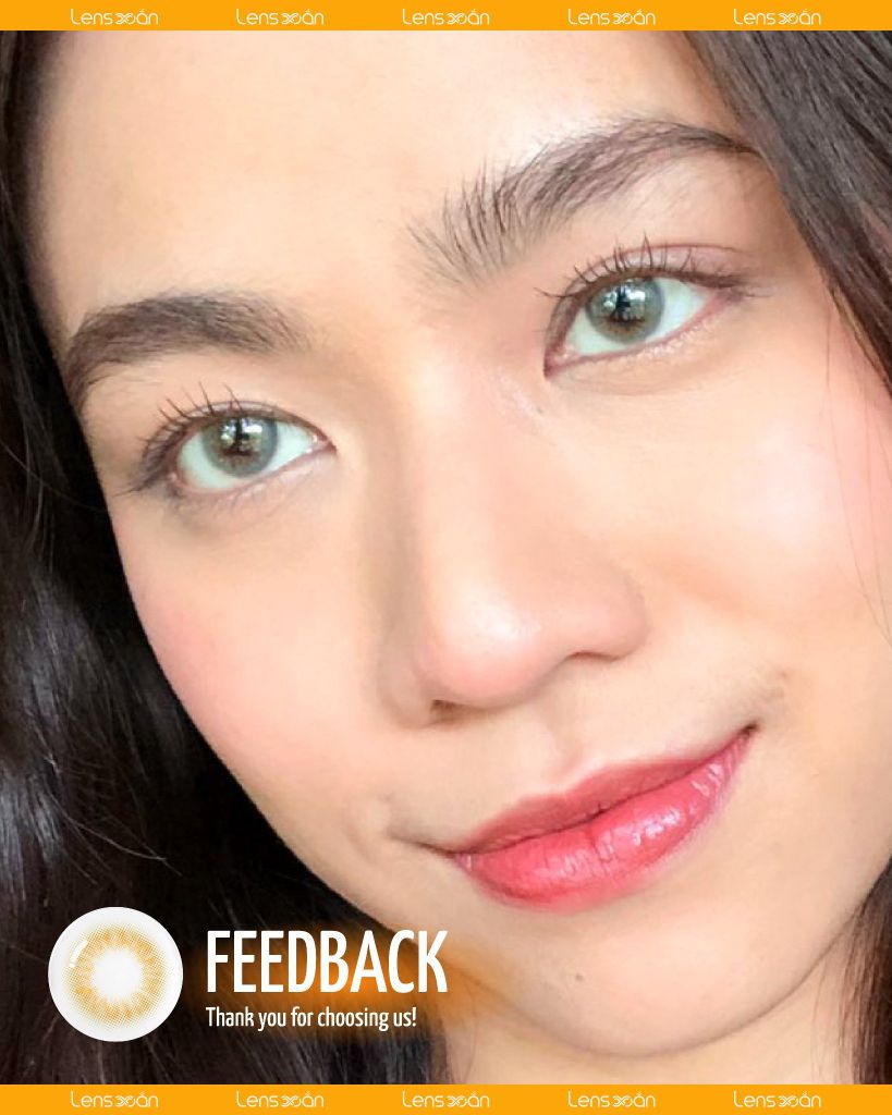 Scandi Olive – Lens xanh olive tự nhiên, hot trend 2025 | Lens Xoắn