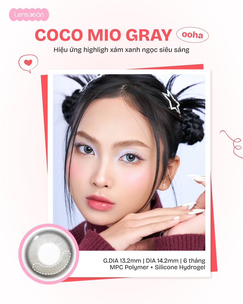 Coco Mio Gray – Lens filter cho Year End Party tại Lens Xoắn
