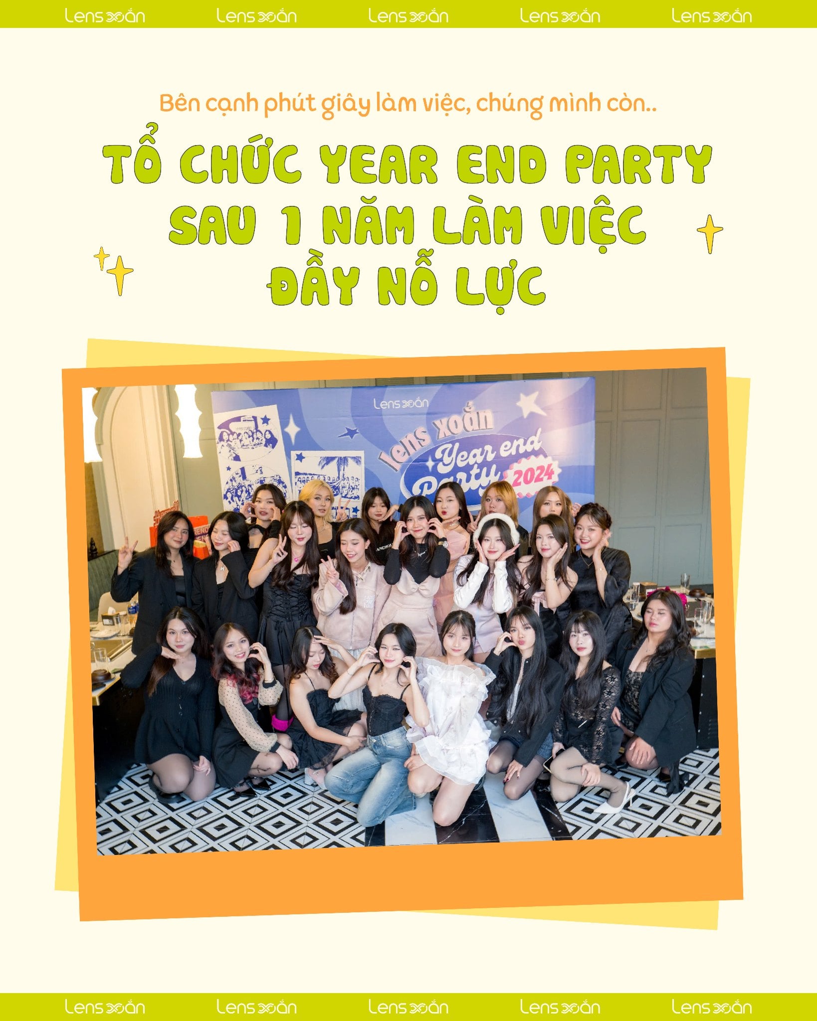 Ứng tuyển làm việc tại Lens Xoắn – môi trường năng động gen Z
