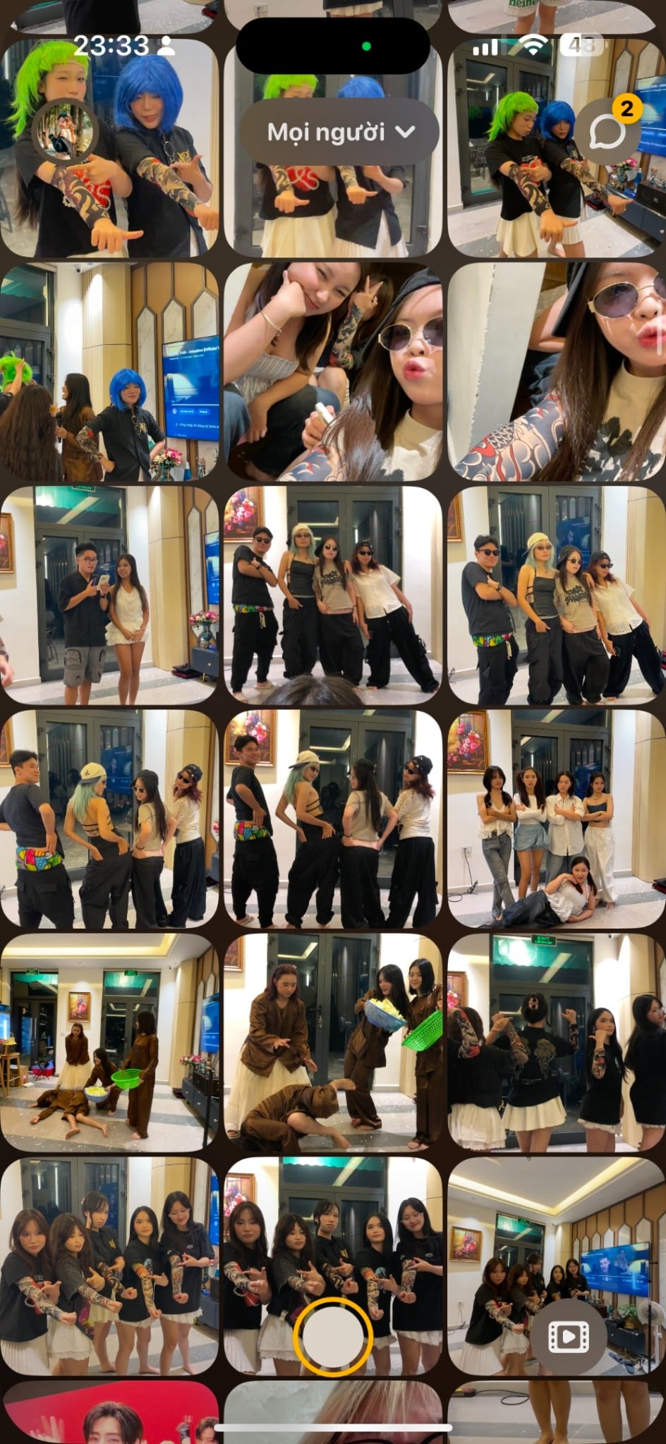 Timeline ảnh kỷ niệm trên Locket Widget