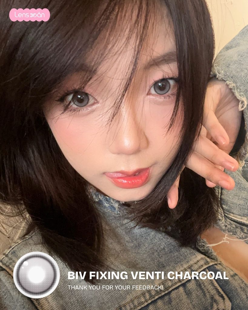 BIV Fixing Venti Charcoal lens xám than highlight khóa trục MYFIPN