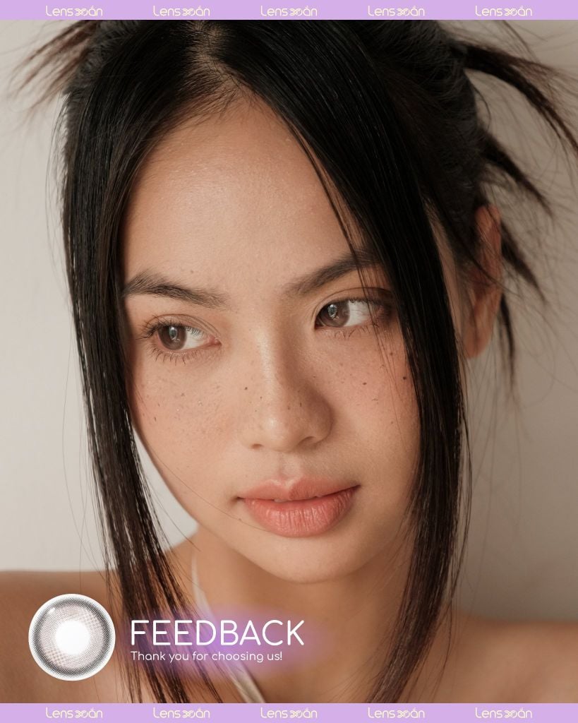 COCO MIO ROZE BROWN – Biến hóa màu sắc dưới ánh sáng tự nhiên từ Lens Xoắn