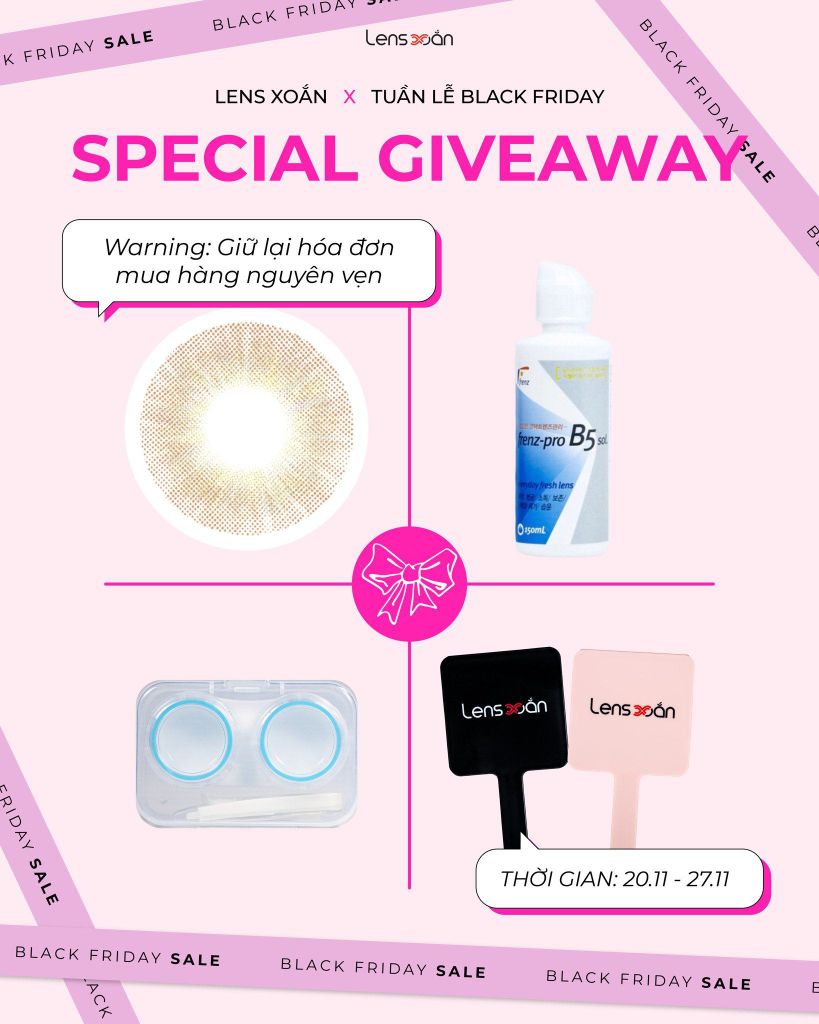 Minigame Give Away Black Friday 2025 – Lens Xoắn tặng quà khủng