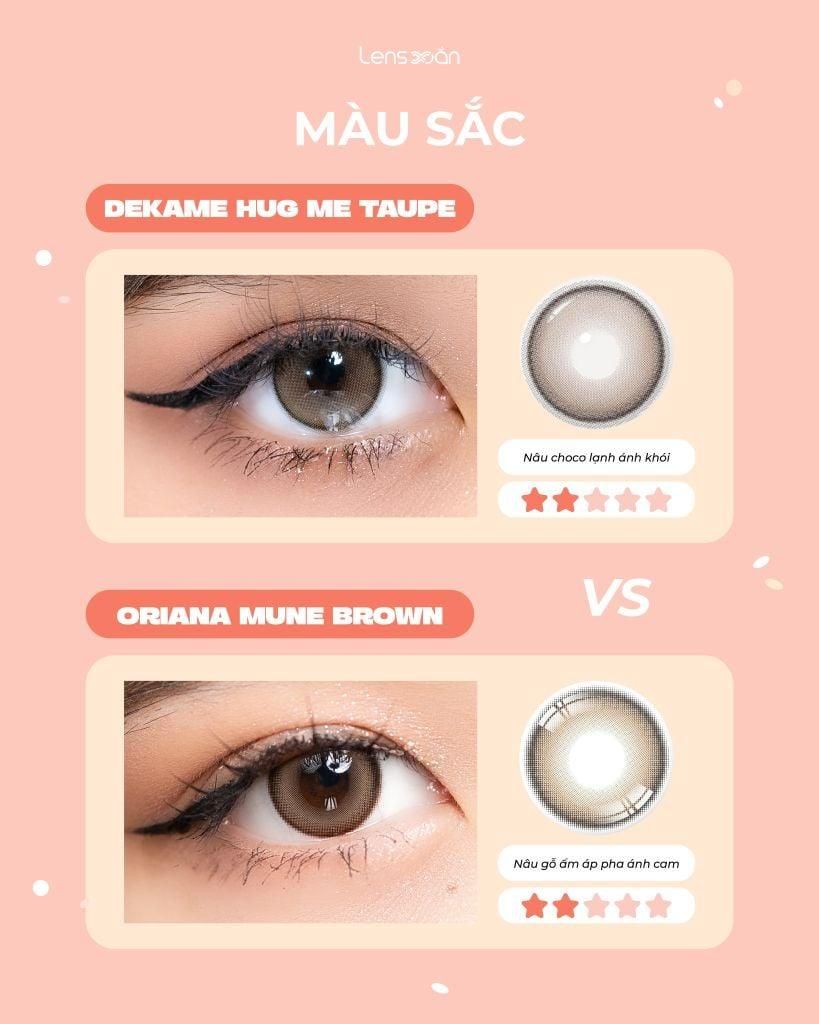 So sánh Taupe vs Oriana Brown – 3