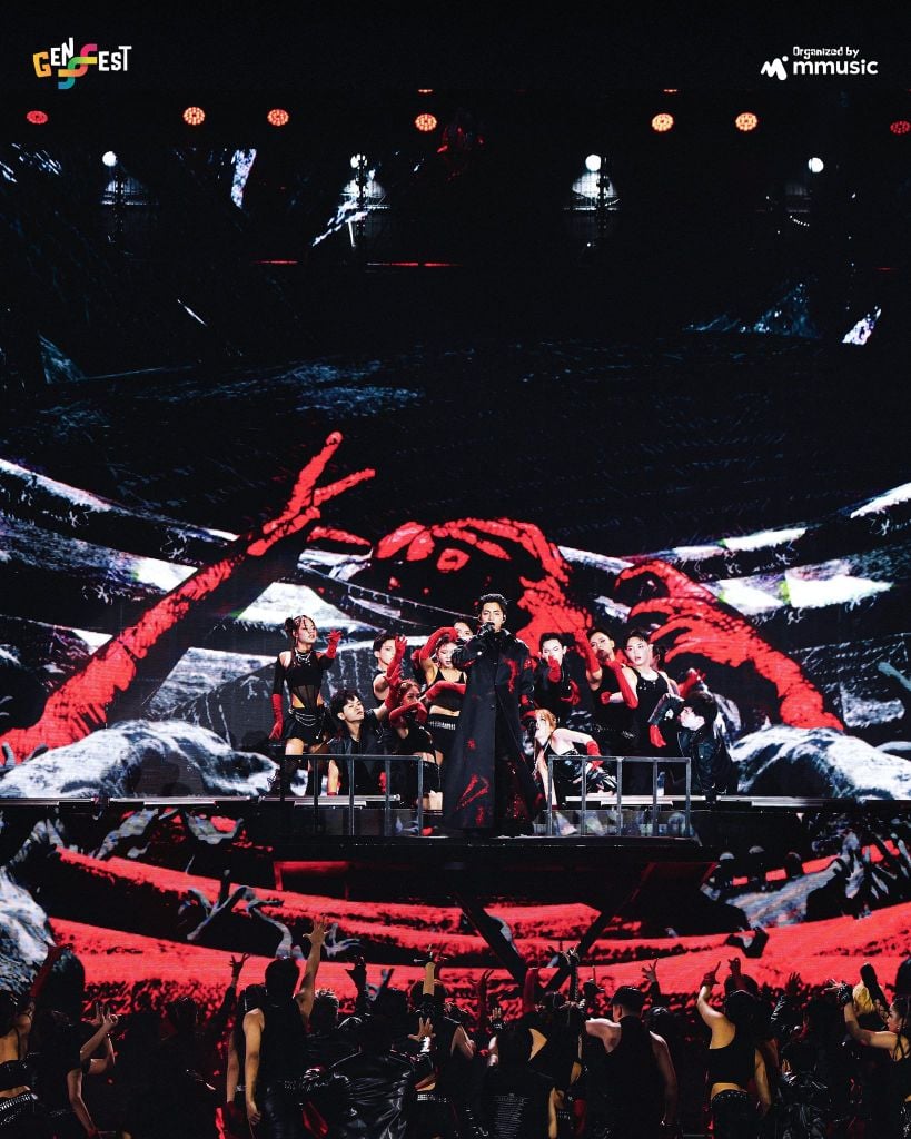 Visual sân khấu GENfest Presents MBILLION 2025 – Nền tảng văn hoá V-pop