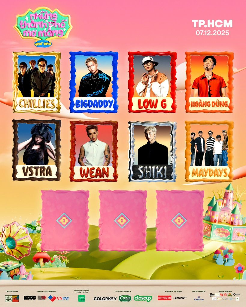 Line-up NTPMM TP.HCM 2025 – Wondertopia Land
