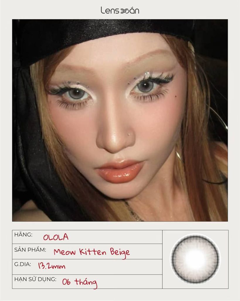 Meow Kitten Beige – Lens vibe LyHan sang chảnh