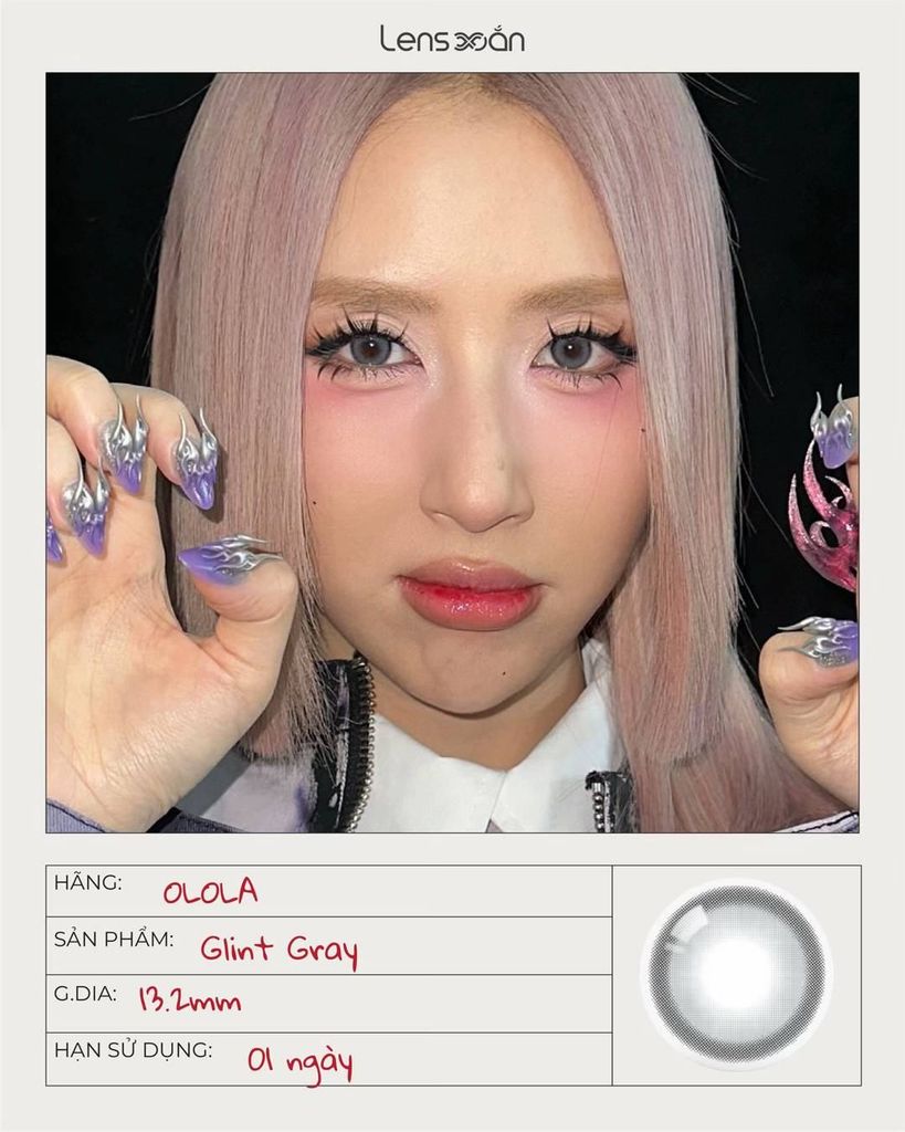Glint Gray – Lens vibe Quỳnh Anh Shyn tinh tế