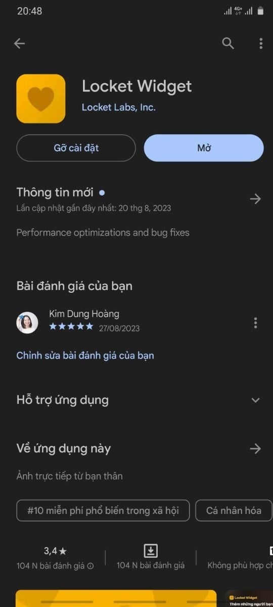 Tải Locket Widget trên App Store