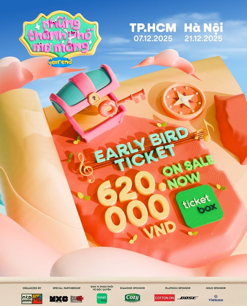 Vé Early Bird NTPMM Year End 2025 – Wondertopia Land