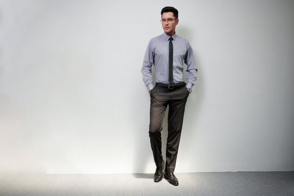 áo sơ mi nam rộng thùng thình - Bellunj