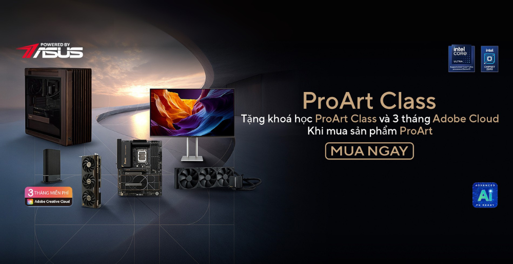 Chương trình khuyến mãi khi mua ASUS ProArt