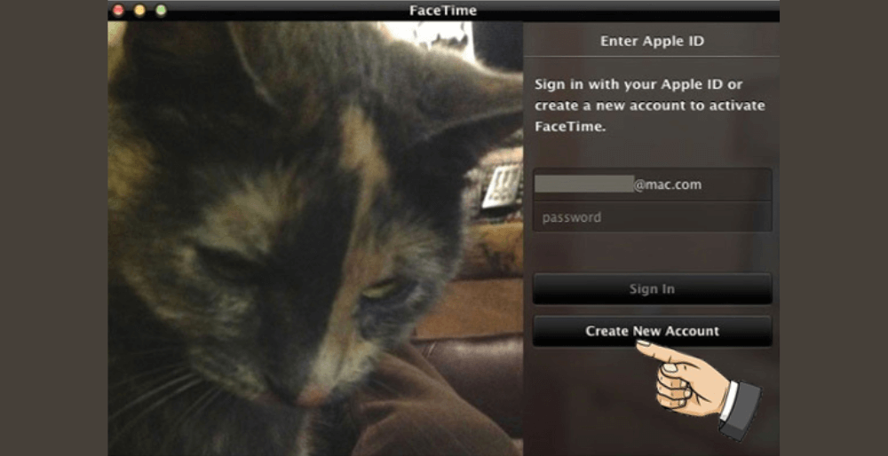 Chọn Create New Account