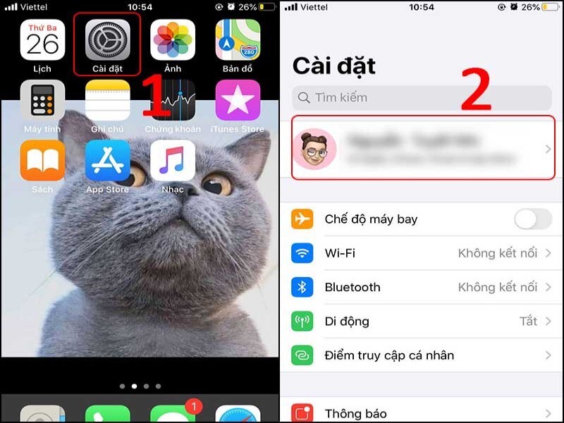 Hướng dẫn bật sao lưu dữ liệu trên iPhone
