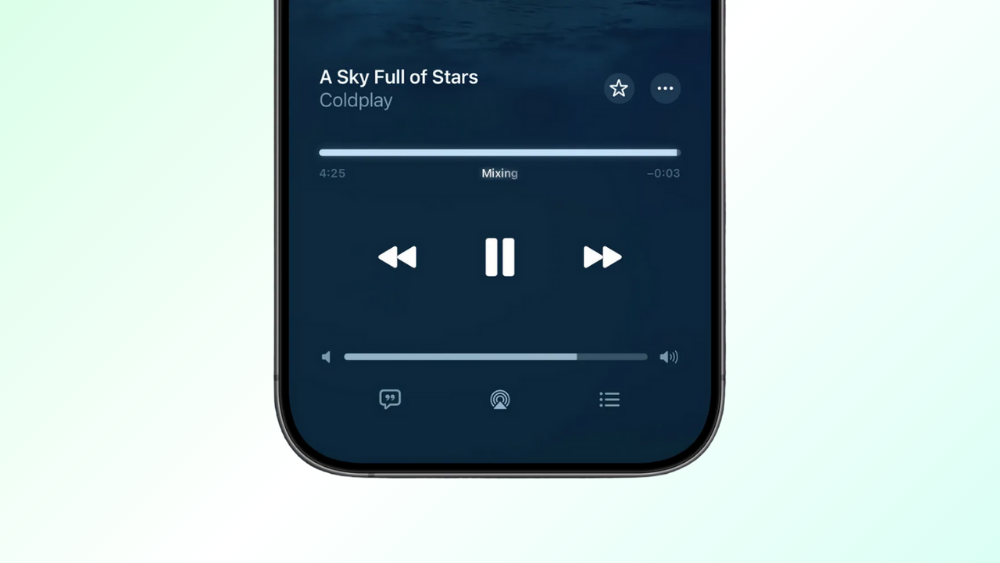Điều khiển Apple Music bằng cử chỉ vuốt