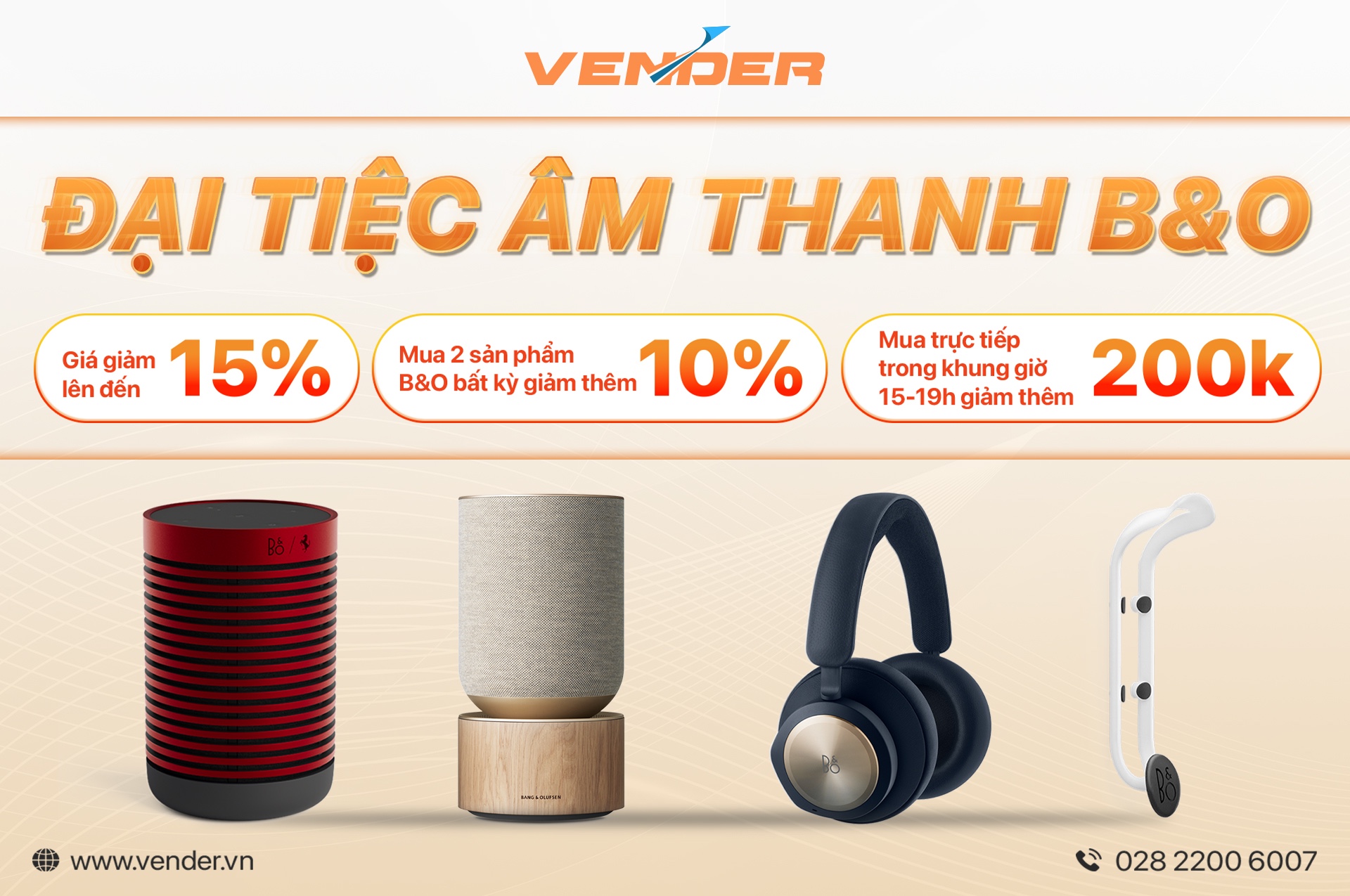 Loa B&O chính hãng tại Vender