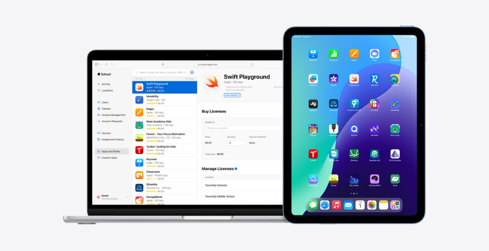 Quản lý giáo dục bằng Apple School Manager