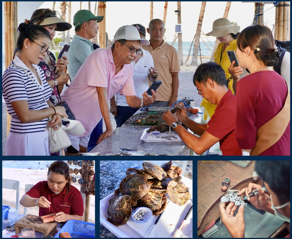 Dịch vụ trải nghiệm tham quan chế tác ngọc trai