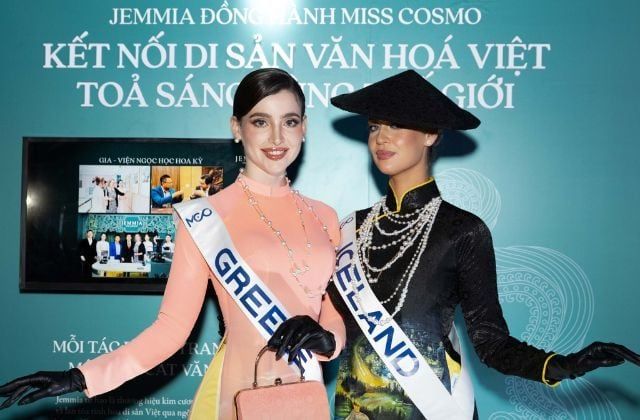 Jemmia joins Miss Cosmo – Spreading Vietnamese cultural heritage, shining with the world